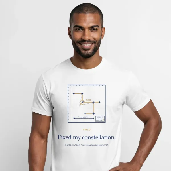 Virgo – Fixed My Constellation · Men’s T-shirt